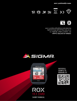 Sigma Rox 11.1 EVO Cycling Computer Manual do usuário