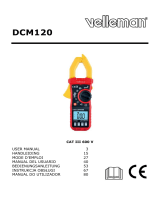 Velleman DCM120 Manual do usuário
