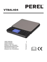 Velleman VTBAL404 DIGITAL COUNTING SCALE Manual do usuário