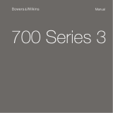 Bowers And Wilkins 700 Series 3 Manual do usuário