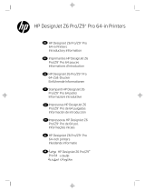 HP Z6 Pro Design Jet in Printers Manual do usuário
