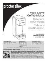 Proctor Silex Maker49919 Multi-Serve Coffee Maker Manual do usuário