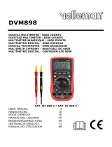 Velleman DVM898 Manual do usuário