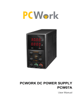 PCWork PCW07A Manual do usuário