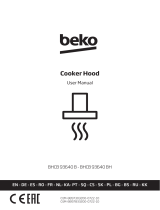 Beko BHCB 93640 BH Cooker Hood Manual do usuário