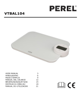 Velleman VTBAL104 DIGITAL KITCHEN SCALE ECOLOGICAL Battery Manual do usuário