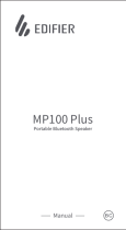 EDIFIER MP100 Plus Portable Bluetooth Speaker Manual do usuário