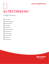 Sharp SJ-TE172M1X-EU Fridge-freezers Manual do usuário