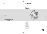 Bosch PKS 40 Manual do usuário