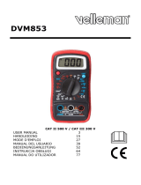 Velleman DVM853 Manual do usuário