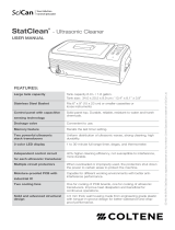 SciCan SD-485 StatClean Ultrasonic Cleaner Manual do usuário