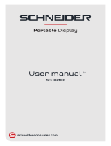 Schneider SC-16PM1F Portable Display Manual do usuário