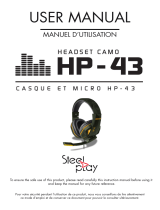 Steelplay HP-43 Manual do usuário