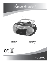 Soundmaster SCD6900 Manual do usuário