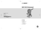Bosch GKF 550 Manual do usuário
