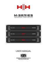 HH Electronics M Series Professional Power Amplifier Manual do usuário