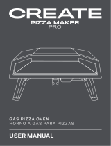 Create Pizza Maker Pro Gas Portable Oven Manual do usuário