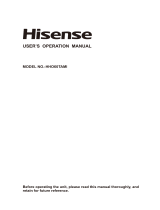 Hisense HHO60TAMI Manual do usuário