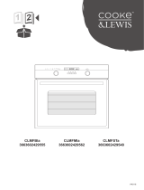 Castorama CLCSB60 60L silver Fan oven Cooke Manual do usuário