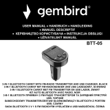 Gembird BTT-05 Manual do usuário