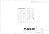 Rapoo 9900M Multi-Mode Wireless Keyboard and Mouse Manual do usuário