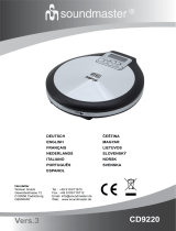 Soundmaster CD9220 Manual do usuário