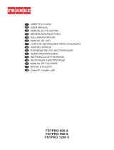 Franke FSTPRO 608 X Extractor Hood Manual do usuário