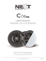 next audiocom C6B Pro Premium BT Ceiling Speaker Manual do usuário