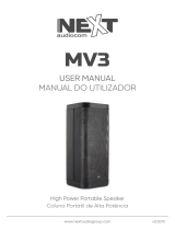 next audiocom MV3 Manual do usuário
