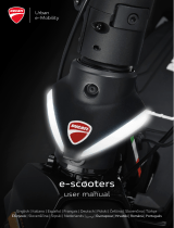 Ducati e-scooters Manual do usuário