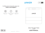 Anker 531 Solar Panel Manual do usuário