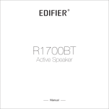 EDIFIER R1700BT Active Speaker Manual do usuário