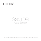 EDIFIER S351DB Active Speaker Manual do usuário