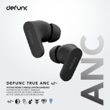 defunc TRUE ANC Active Noise Cancellation Earbuds Manual do usuário
