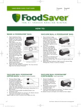 FoodSaver V4400 series Manual do usuário