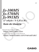 Casio fx-570MS Manual do usuário
