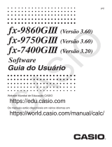 Casio fx-9750GIIIUPD Manual do usuário