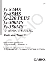 Casio fx-350MS Manual do usuário