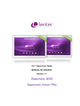 Leotec L-Pad Vision Plus LE-TAB1030 Manual do usuário