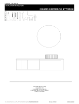 PORCELANOSA ESPEJO COLUMN  Fixing Instructions