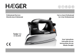 HAEGER New Tailor 1.2 Manual do usuário