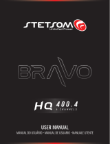 StetSom BRAVO HQ400.4 Manual do proprietário