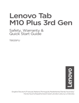 Lenovo TAB M10 PLUS (3RD GEN) LTE 128 GB 10,6" NETTBRETT Guia rápido