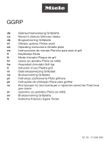 Miele GGRP GOURMET GRILLPANNE Manual do proprietário