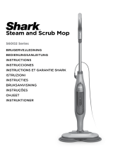 Shark S6002 DAMPMOPP, BLÅ Manual do proprietário