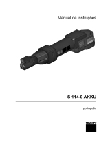 Trumpf S 114-0 AKKU Manual do usuário