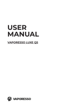 Vaporesso LUXE QS Manual do usuário
