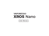 Vaporesso XROS NANO Manual do usuário