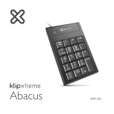 Klip Xtreme KNP-100 Manual do proprietário