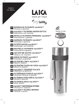 Laica Filtering Water Bottle Manual do usuário